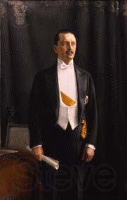 Akseli Gallen-Kallela Kenraali Carl Gustaf Emil Mannerheim Liittopankin hallintoneuvoston puheenjohtajana Spain oil painting art